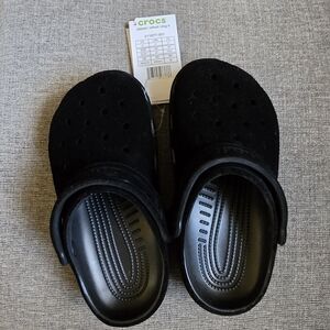 CROCS Kids Slip-On Slippers - Black